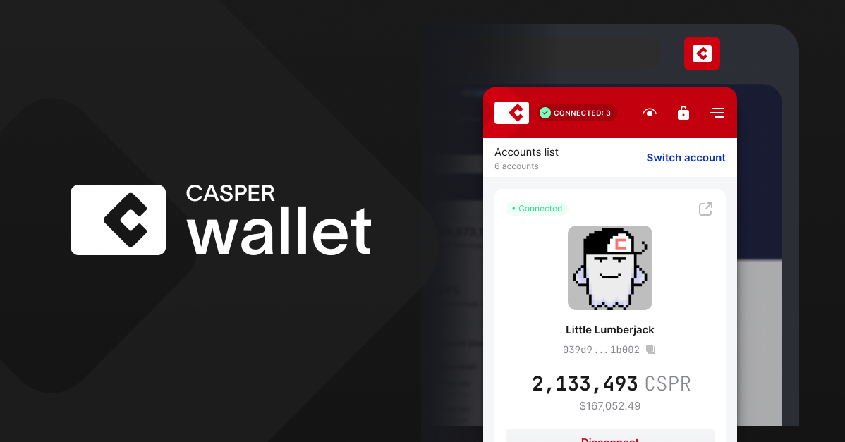 Casper Wallet Selfcustodial crypto wallet for Defi, Dapps, and NFTs